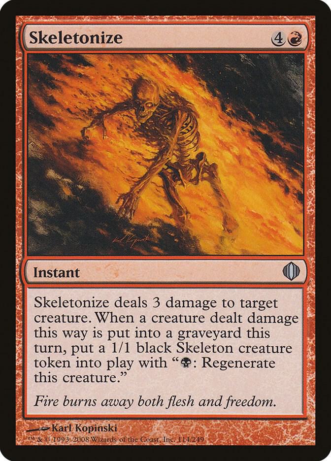 Skeletonize 114/249 (Shards of Alara)  - Foil | Good Games Modbury