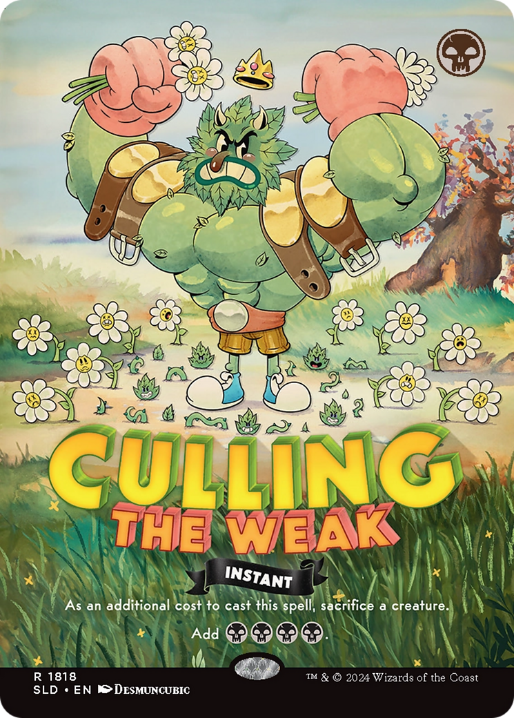 Culling the Weak (Rainbow Foil) [Secret Lair Drop Series] | Good Games Modbury