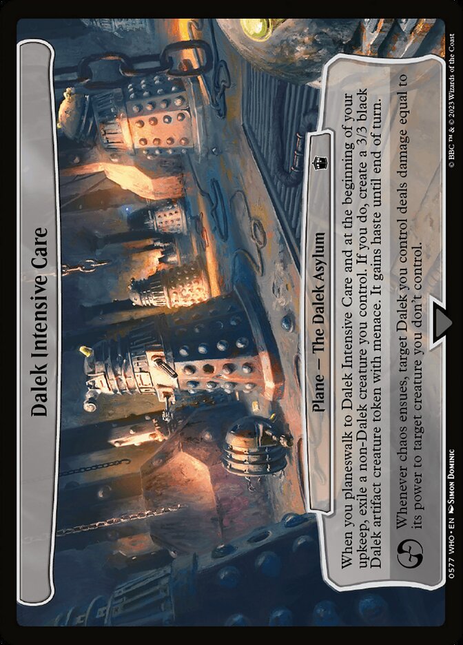 Dalek Intensive Care 577/331 (Planechase: Universes Beyond: Doctor Who)  | Good Games Modbury