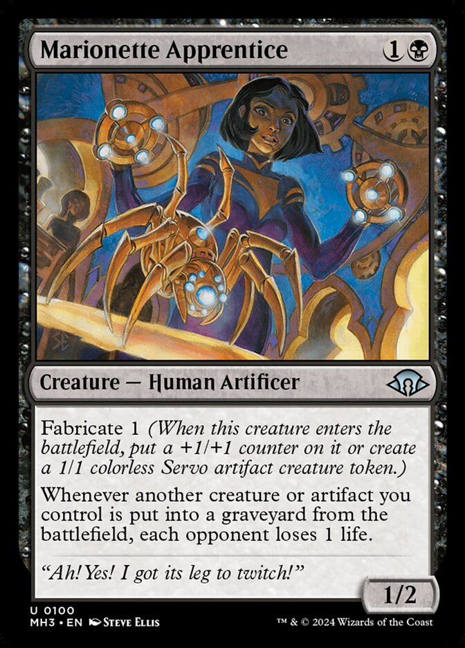 Marionette Apprentice 100 (Modern Horizons 3)  | Good Games Modbury