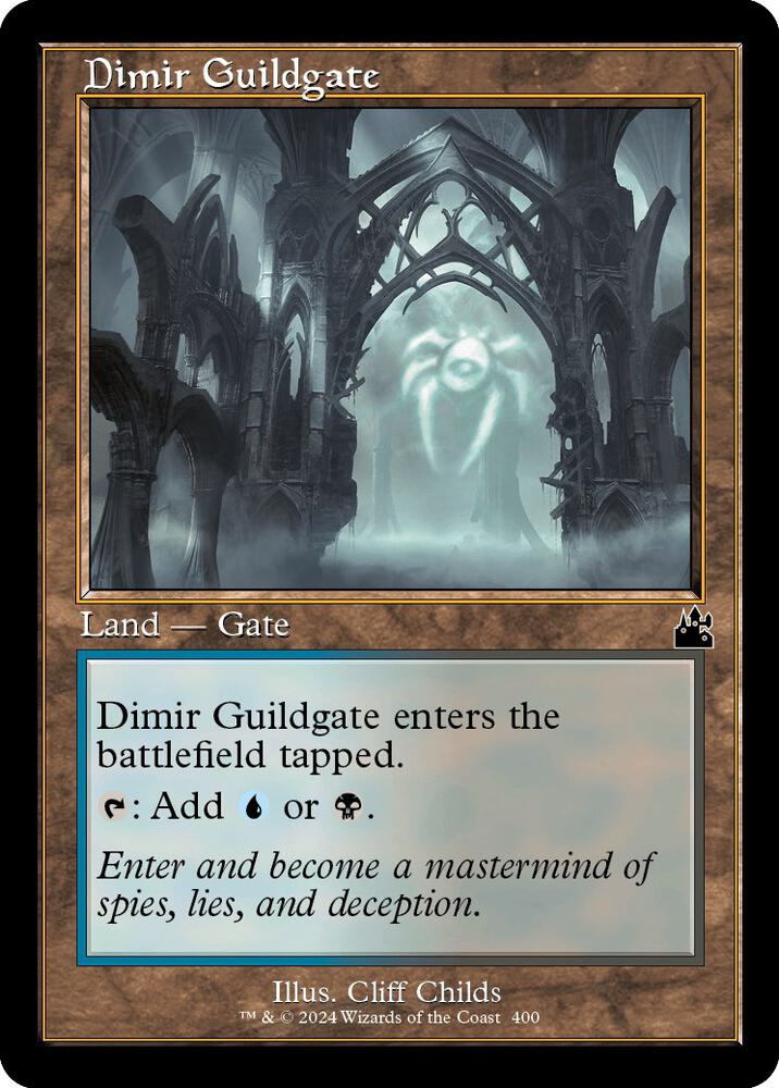 Dimir Guildgate 400/291 (Ravnica Remastered)  - Retro Foil | Good Games Modbury