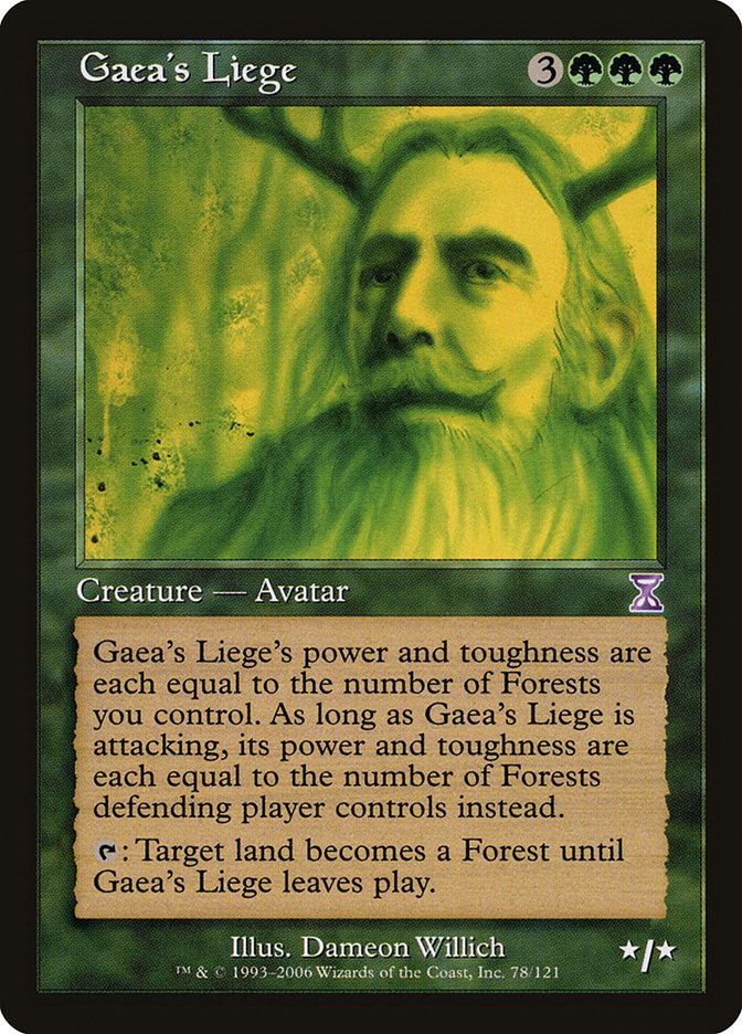 Gaea's Liege 78/121 (Timeshifted)  | Good Games Modbury