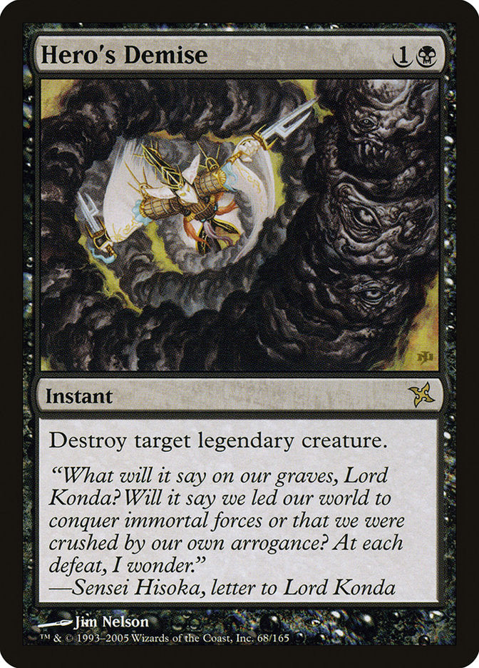 Hero's Demise 68/165 (Betrayers of Kamigawa)  - Foil | Good Games Modbury