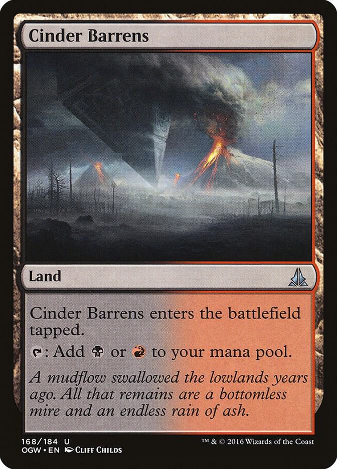 Cinder Barrens 168/184 (Oath of the Gatewatch)  - Foil | Good Games Modbury