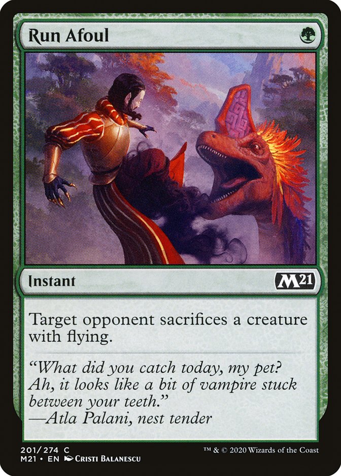 Run Afoul 201/274 (Core Set 2021)  - Foil | Good Games Modbury