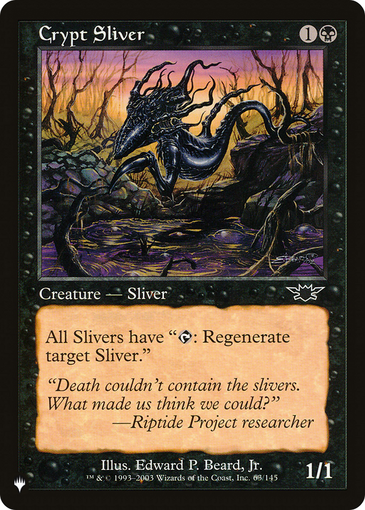 Crypt Sliver [The List Reprints] | Good Games Modbury