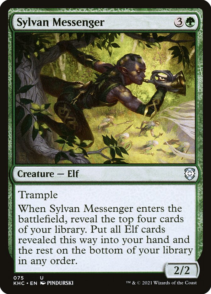 Sylvan Messenger 75/1 (Commander: Kaldheim)  | Good Games Modbury
