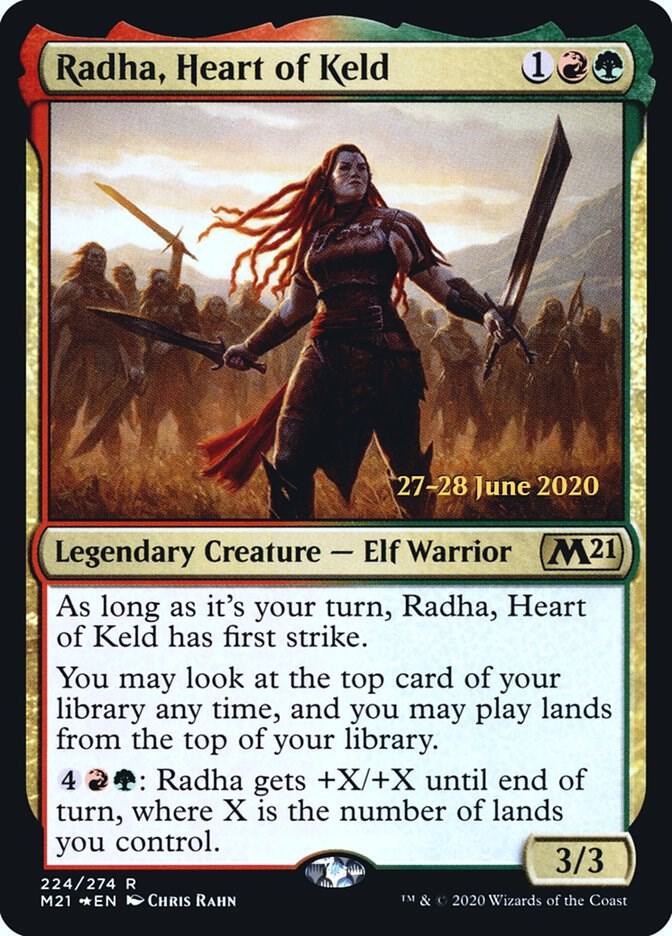 Radha Heart of Keld 224s/137 (Prerelease Cards)  - Foil | Good Games Modbury
