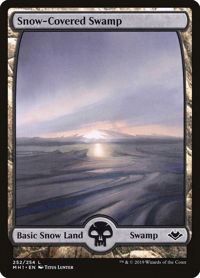 Snow-Covered Swamp 252 (Modern Horizons)  | Good Games Modbury