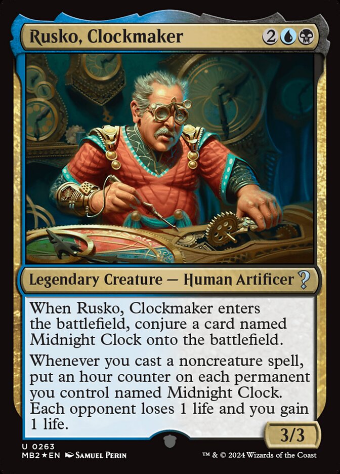 Rusko, Clockmaker 263/390 (Mystery Booster 2)  - Foil | Good Games Modbury