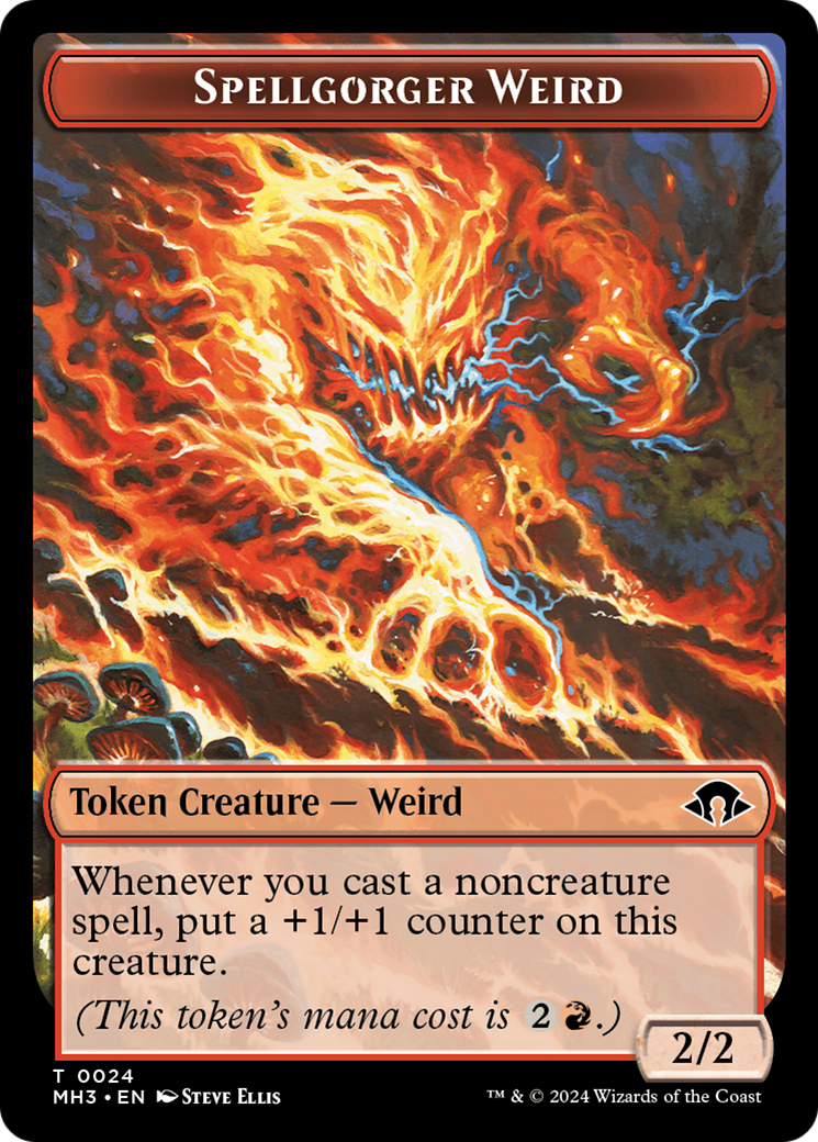 Eldrazi Spawn // Spellgorger Weird Double-Sided Token [Modern Horizons 3 Tokens] | Good Games Modbury