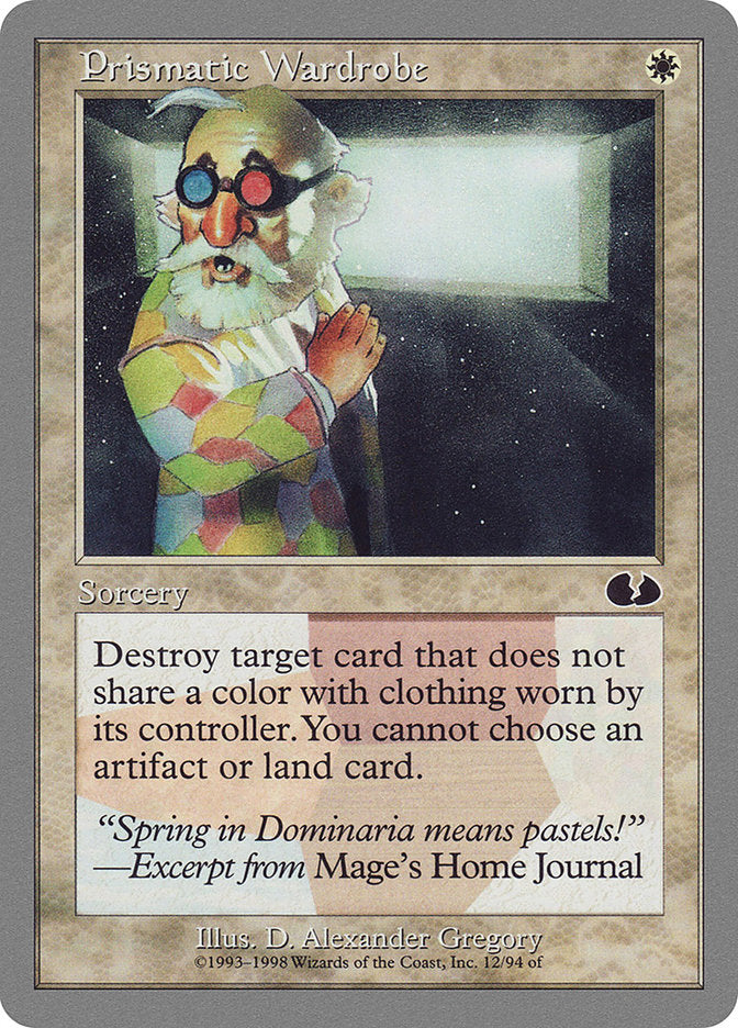 Prismatic Wardrobe 12/94 (Unglued)  | Good Games Modbury