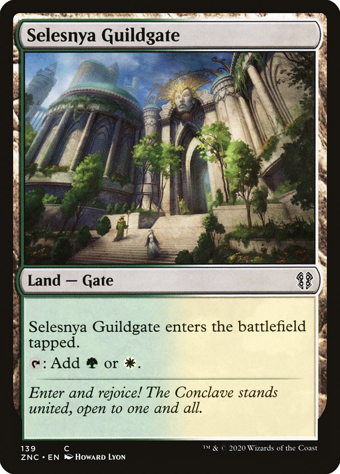 Selesnya Guildgate [Zendikar Rising Commander] | Good Games Modbury