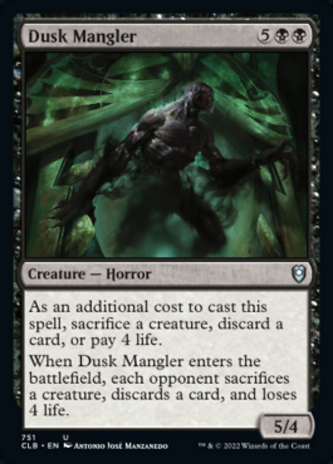 Dusk Mangler [Commander Legends: Battle for Baldur's Gate] | Good Games Modbury