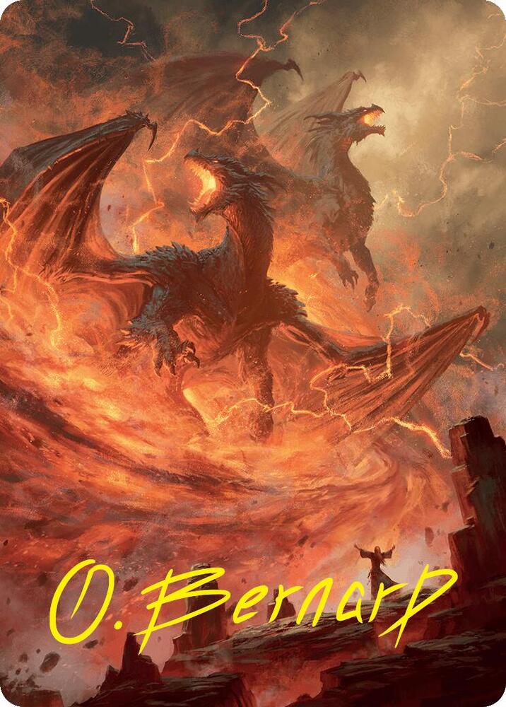 Rite of the Dragoncaller Art Card 38 54 Gold Stamped Signature 38 (Art Series: Foundations)  | Good Games Modbury