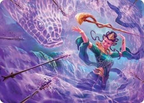 Snakeskin Veil Art Card 19 54 19 (Art Series: Tarkir: Dragonstorm)  | Good Games Modbury