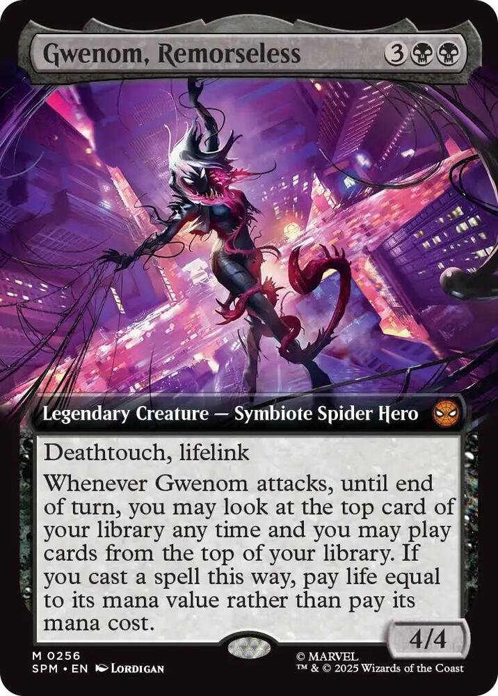 Gwenom, Remorseless 256/198 (Marvel's Spider-Man)  - Extended Art Foil | Good Games Modbury