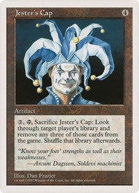 Jester's Cap (Oversized) [Oversize Cards] | Good Games Modbury