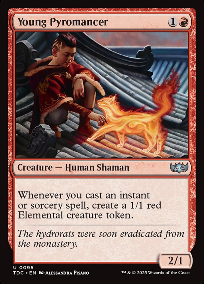 Young Pyromancer 95 (Commander: Tarkir: Dragonstorm)  | Good Games Modbury