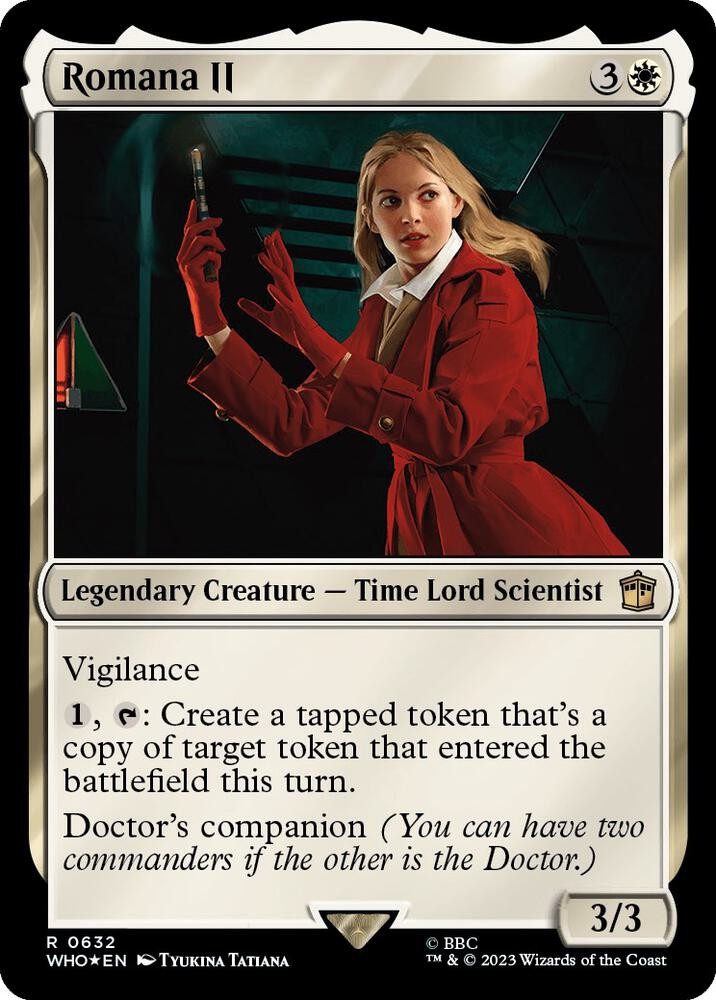 Romana II 632/331 (Universes Beyond: Doctor Who)  - Surge Foil | Good Games Modbury