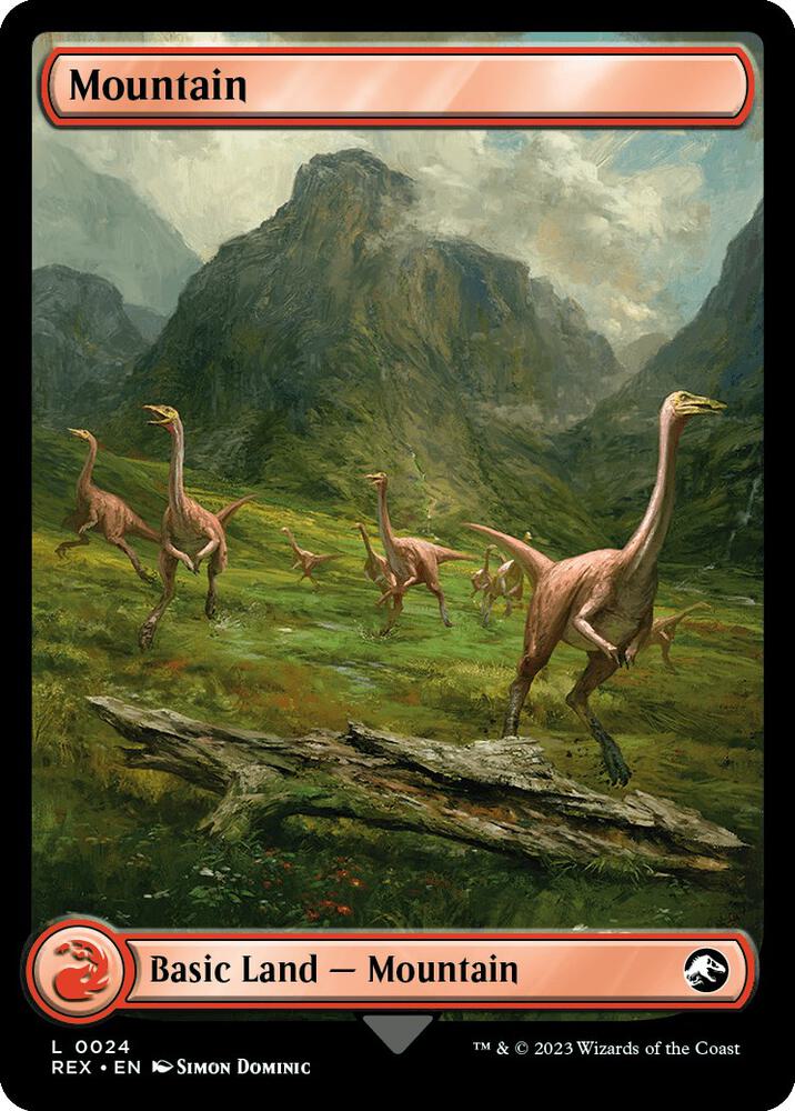 Mountain 24/26 (Universes Beyond: Jurassic World Collection)  - Full Art Foil | Good Games Modbury