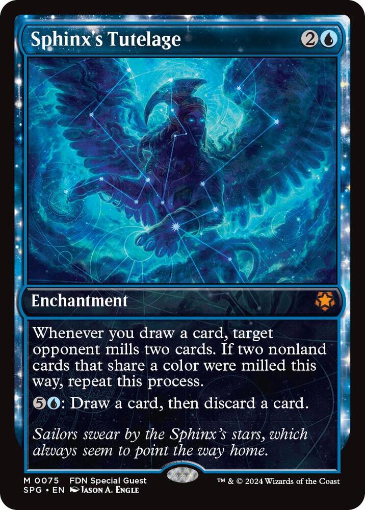 Sphinx's Tutelage 75/0 (Special Guests)  - Showcase Foil | Good Games Modbury