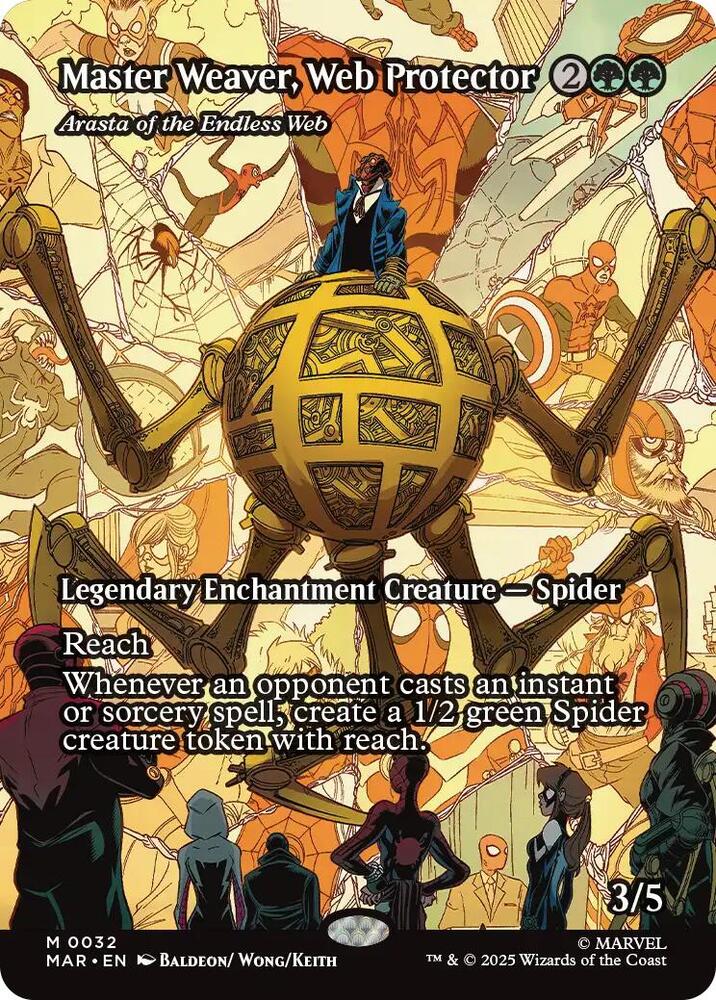 Master Weaver Web Protector Arasta of the Endless Web Borderless 32/0 ()  - Foil | Good Games Modbury