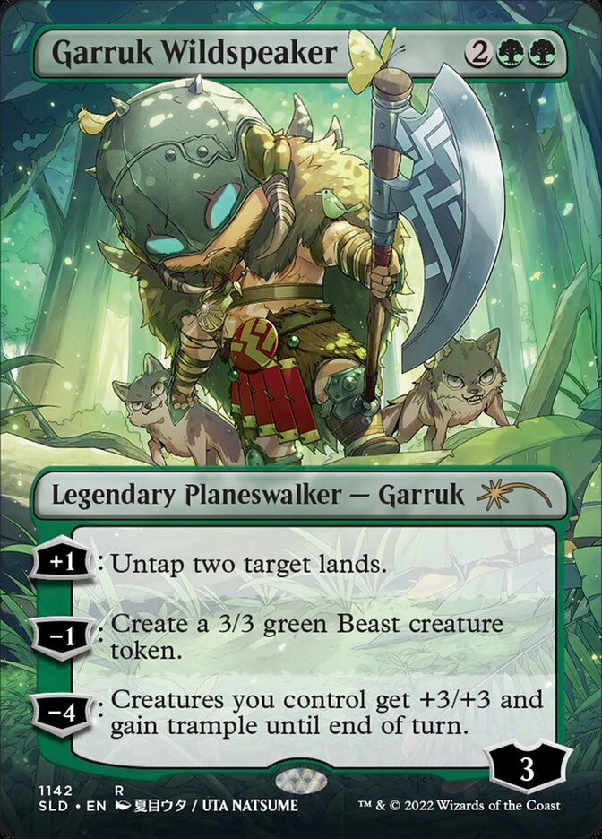 Garruk Wildspeaker (Borderless) [Secret Lair Drop Series] | Good Games Modbury