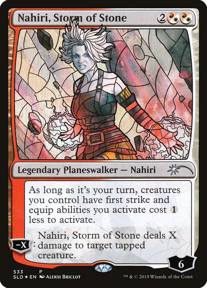 Nahiri, Storm of Stone (Stained Glass) [Secret Lair Drop Promos] | Good Games Modbury