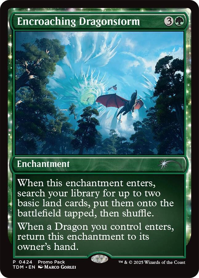 Encroaching Dragonstorm 424/291 (Promo Pack: Tarkir: Dragonstorm)  | Good Games Modbury