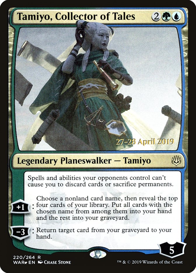 Tamiyo, Collector of Tales [War of the Spark Prerelease Promos] | Good Games Modbury