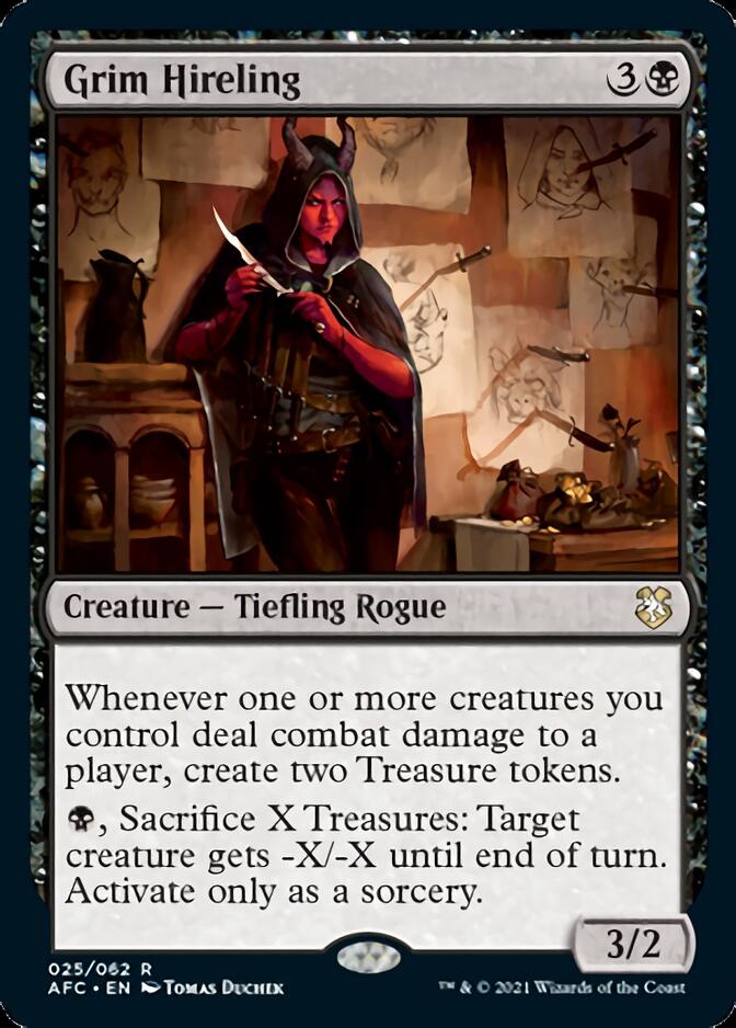 Grim Hireling [Dungeons & Dragons: Adventures in the Forgotten Realms Commander] | Good Games Modbury