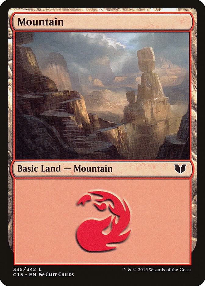 Mountain 335/342 (Commander 2015)  | Good Games Modbury