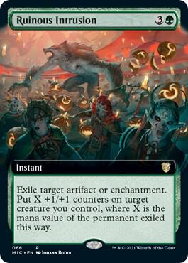 Ruinous Intrusion Extended Art 66/38 (Commander: Innistrad: Midnight Hunt)  | Good Games Modbury