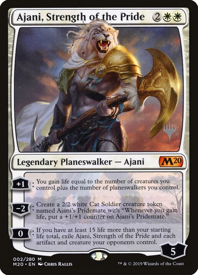 Ajani Strength of the Pride 2 (Promo Pack: Core Set 2020)  - Foil | Good Games Modbury