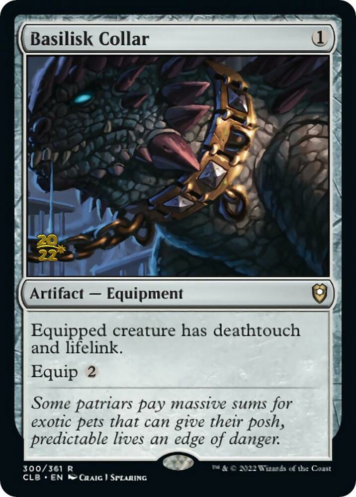 Basilisk Collar 300s/108 (Prerelease Cards)  - Foil | Good Games Modbury
