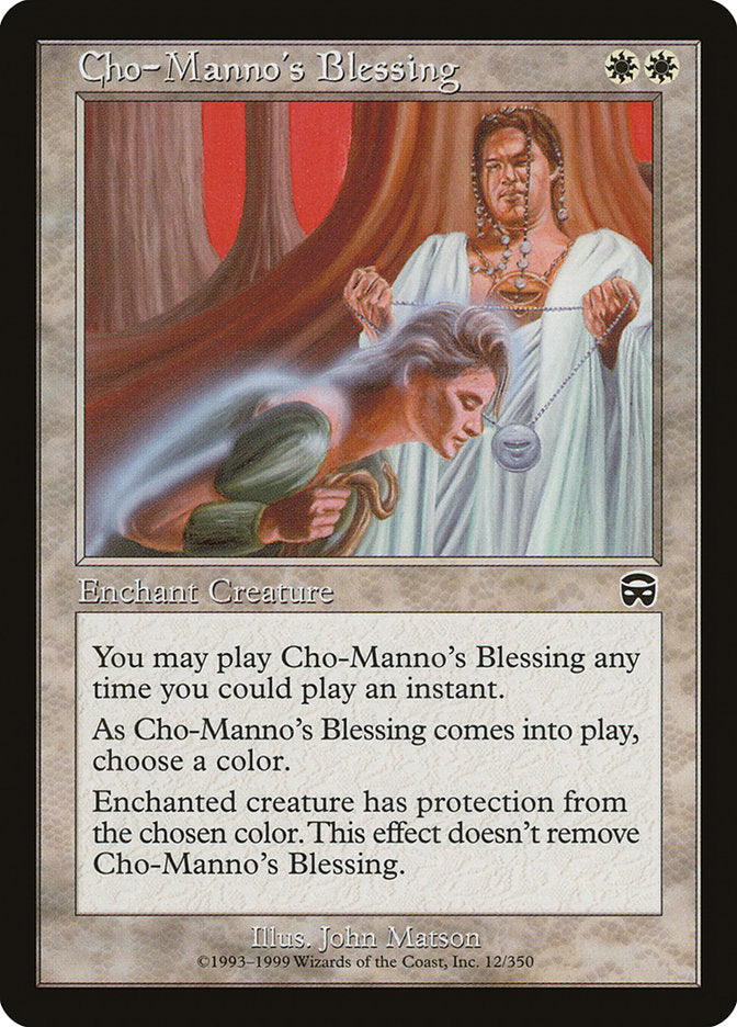 Cho-Manno's Blessing 12/350 (Mercadian Masques)  | Good Games Modbury