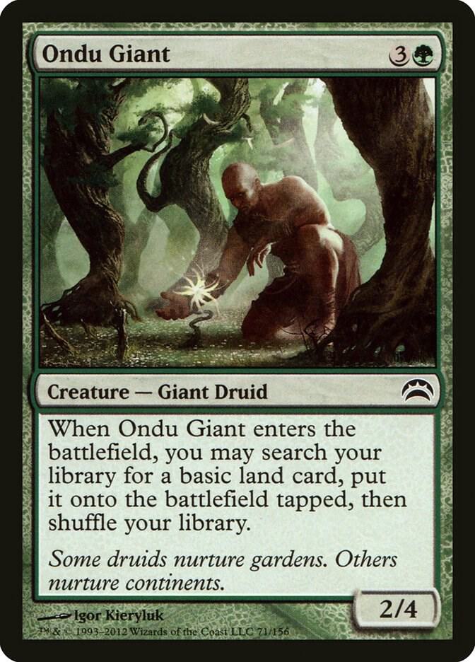 Ondu Giant 71/156 (Planechase 2012)  | Good Games Modbury