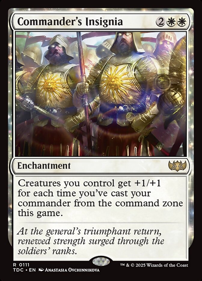 Commander's Insignia 111 (Commander: Tarkir: Dragonstorm)  | Good Games Modbury