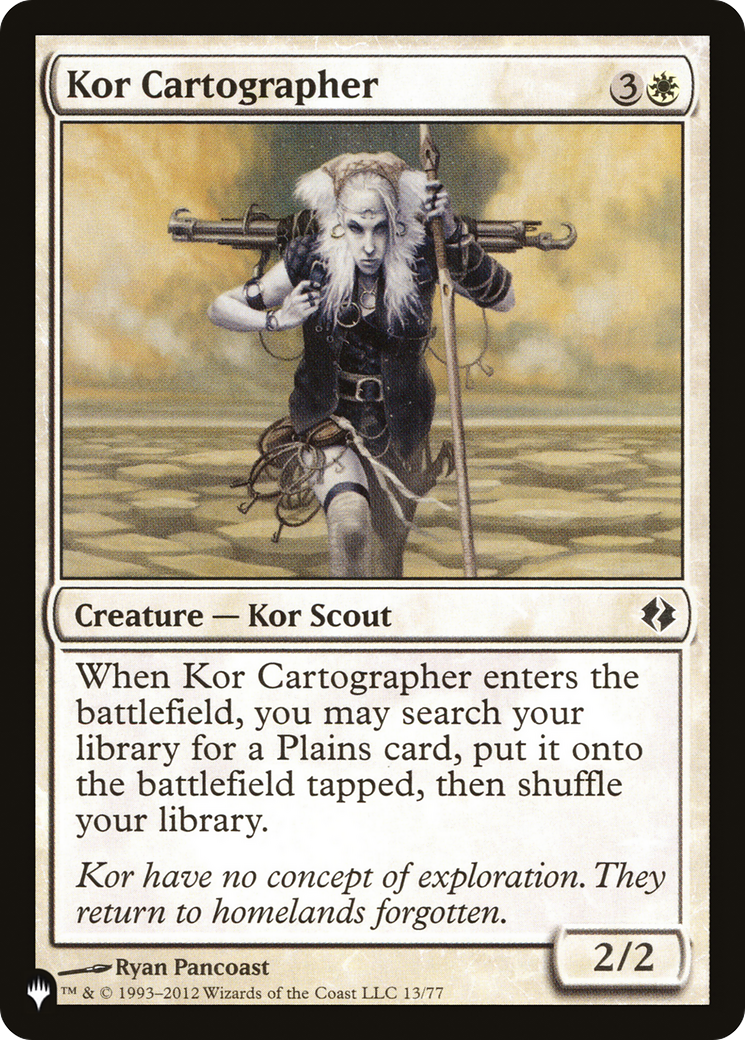 Kor Cartographer [The List Reprints] | Good Games Modbury