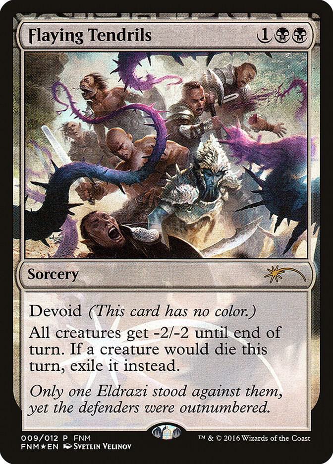 Flaying Tendrils 9/12 (FNM Promos)  - Foil | Good Games Modbury