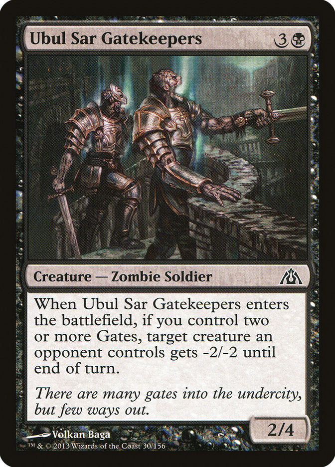 Ubul Sar Gatekeepers 30/156 (Dragon's Maze)  - Foil | Good Games Modbury