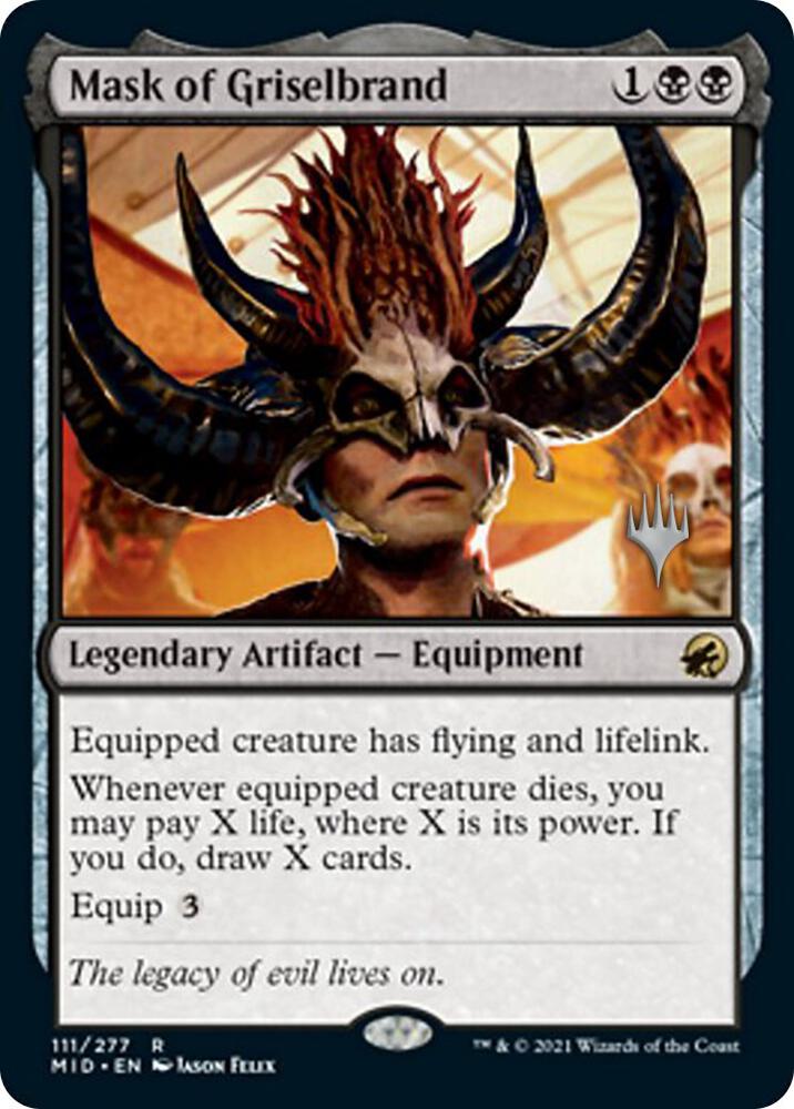 Mask of Griselbrand 111 (Promo Pack: Innistrad: Midnight Hunt)  | Good Games Modbury
