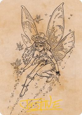 Pixie Guide Showcase Art Card Gold Stamped Signature 78 (Art Series: Adventures in the Forgotten Realms)  | Good Games Modbury
