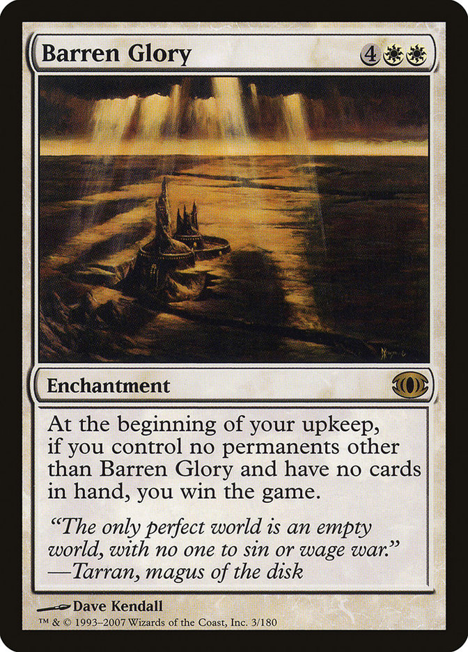 Barren Glory 3/180 (Future Sight)  - Foil | Good Games Modbury