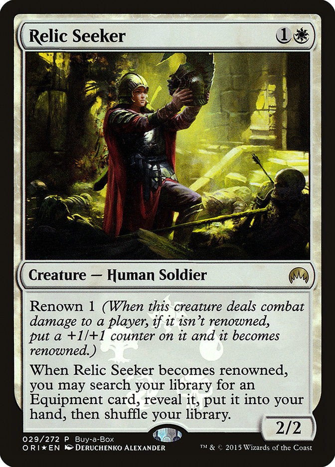 Relic Seeker (Buy-A-Box) [Magic Origins Promos] | Good Games Modbury