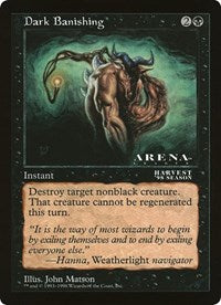Dark Banishing (Oversized) [Oversize Cards] | Good Games Modbury
