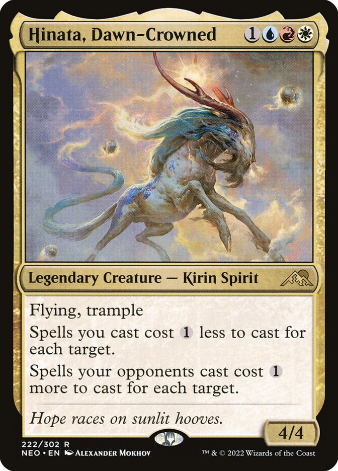 Hinata, Dawn-Crowned 222/302 (Kamigawa: Neon Dynasty)  - Foil | Good Games Modbury
