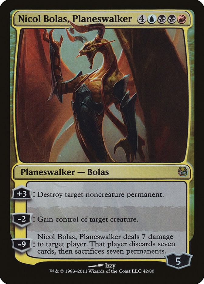 Nicol Bolas, Planeswalker 42/80 (Duel Decks: Ajani vs. Nicol Bolas)  - Foil | Good Games Modbury