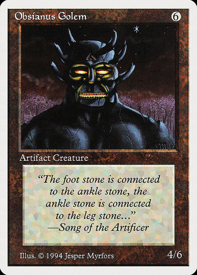 Obsianus Golem [Summer Magic / Edgar] | Good Games Modbury